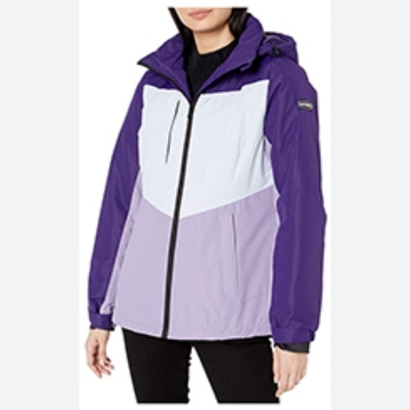 Skechers Purple Hourglass Full Zip Hooded Sz. M Jacket - Picture 1 of 16